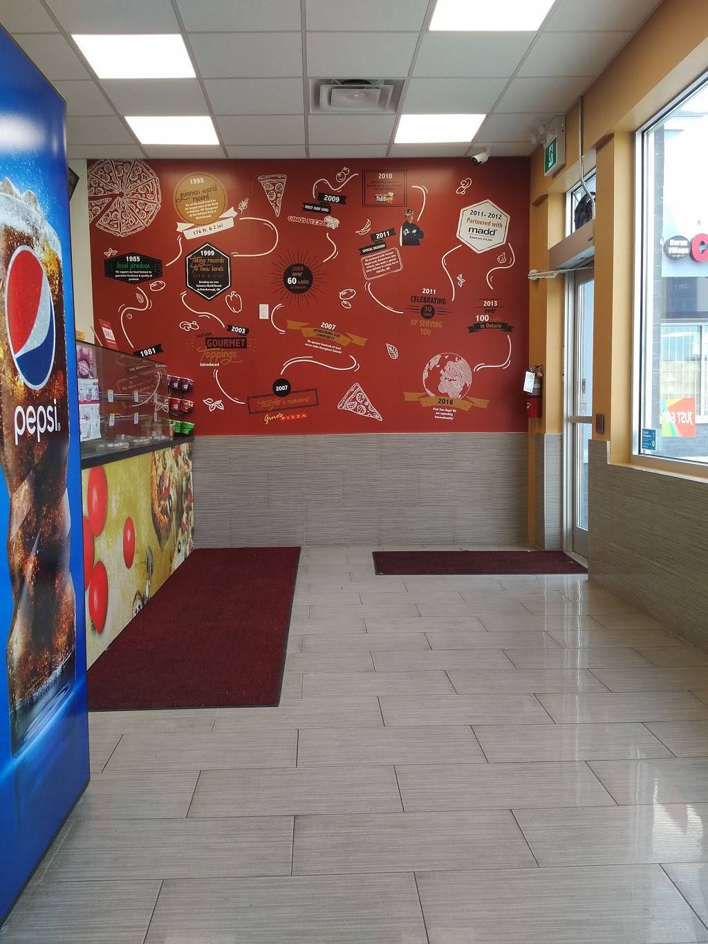 Ginos Pizza | restaurant | 125 Seabrook Dr, Kitchener, ON N2R 0L4, Canada | 5198944466 OR +1 519-894-4466