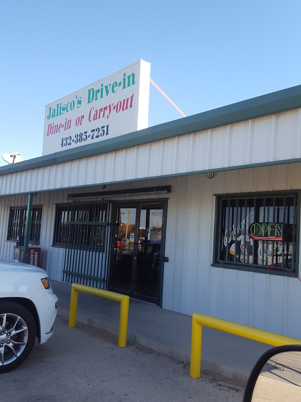Jaliscos Drive-In | restaurant | 350 FM 1936, Odessa, TX 79763, USA | 4323857251 OR +1 432-385-7251