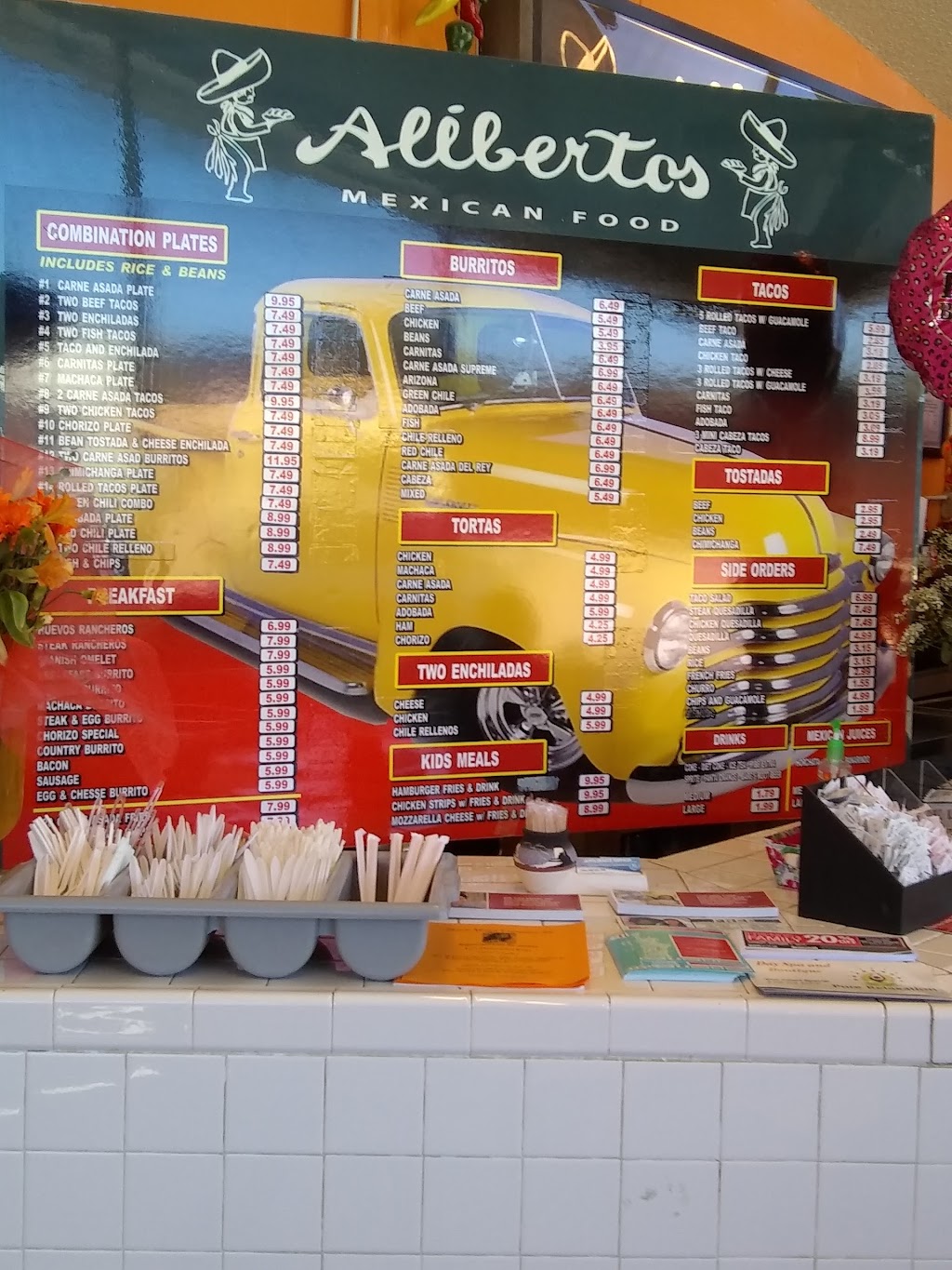 Alibertos Mexican Food | restaurant | 1457 E Deuce of Clubs, Show Low, AZ 85901, USA | 9285379988 OR +1 928-537-9988