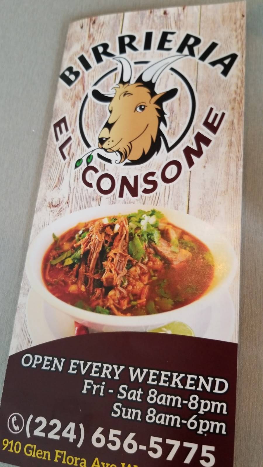 Birreria El Consome | restaurant | 910 W Glen Flora Ave, Waukegan, IL 60085, USA | 2246565775 OR +1 224-656-5775