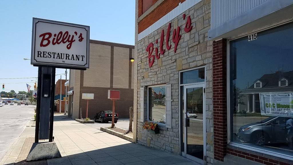 Billys Restaurant | restaurant | 413 W State St, Fremont, OH 43420, USA | 4193349169 OR +1 419-334-9169