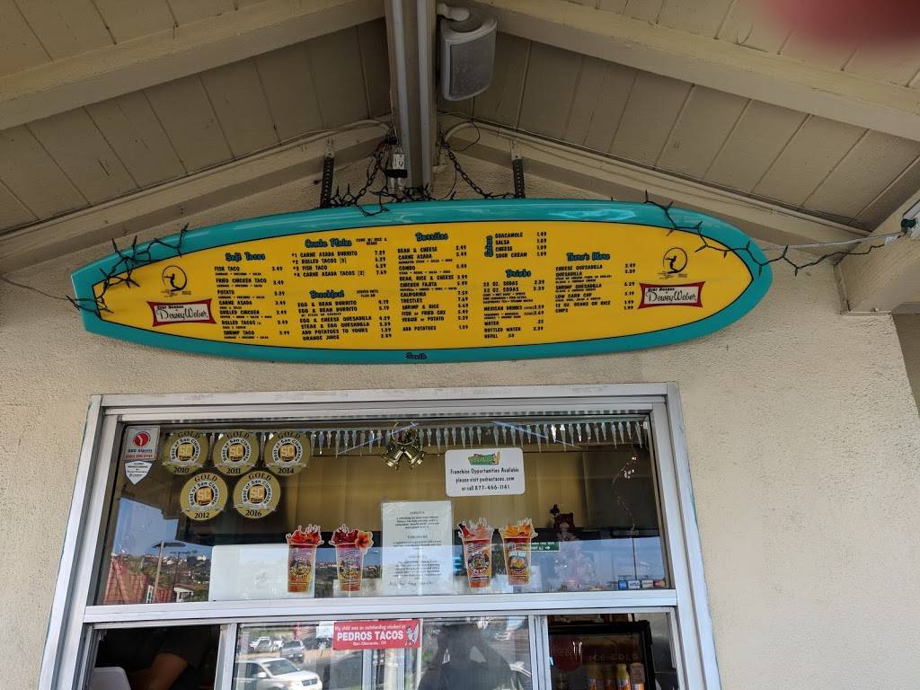 Pedros Tacos | restaurant | 2317 S El Camino Real, San Clemente, CA 92672, USA | 9494985904 OR +1 949-498-5904