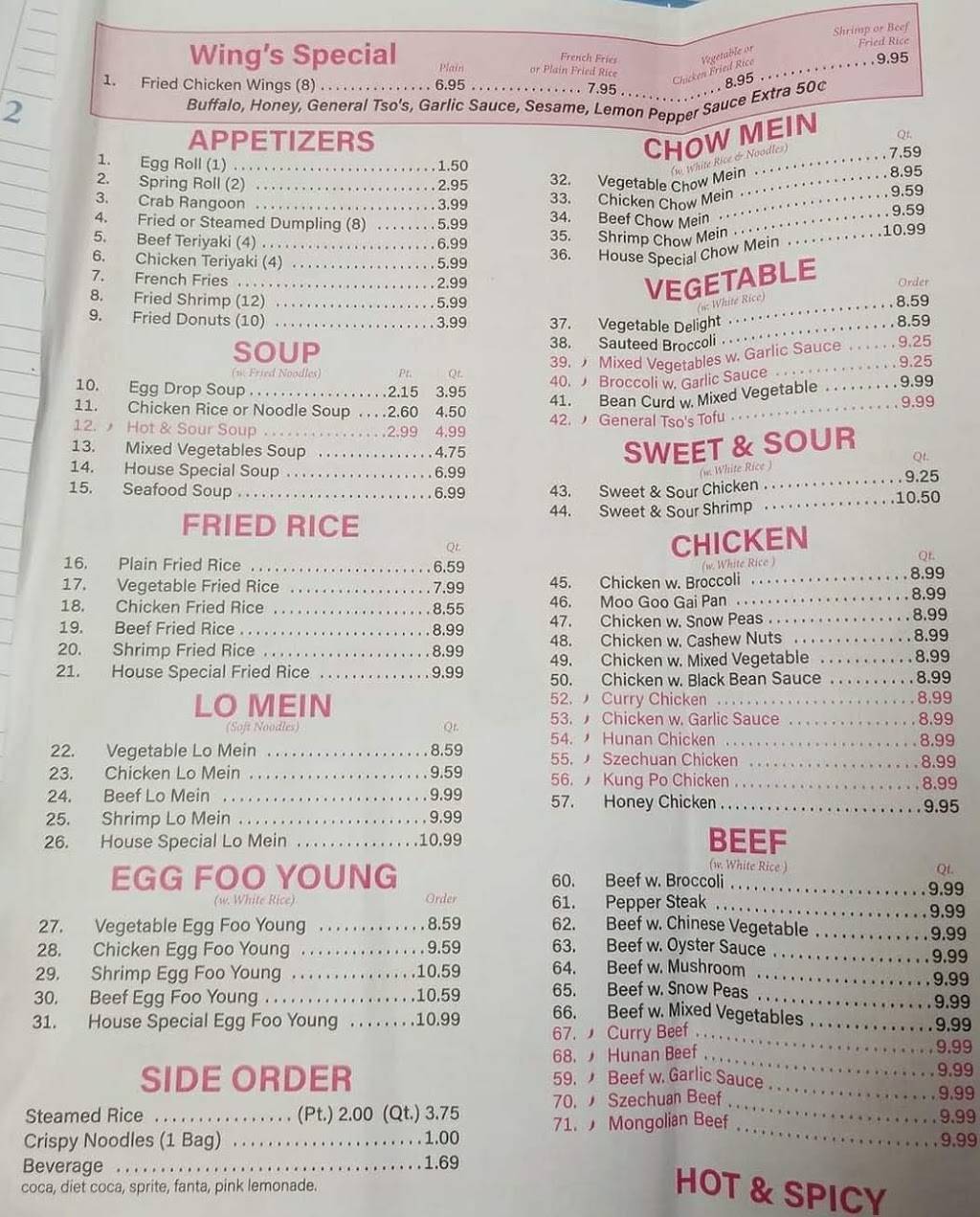 China Wok | restaurant | 1005 Summit St, Crescent City, FL 32112, USA | 3866981005 OR +1 386-698-1005