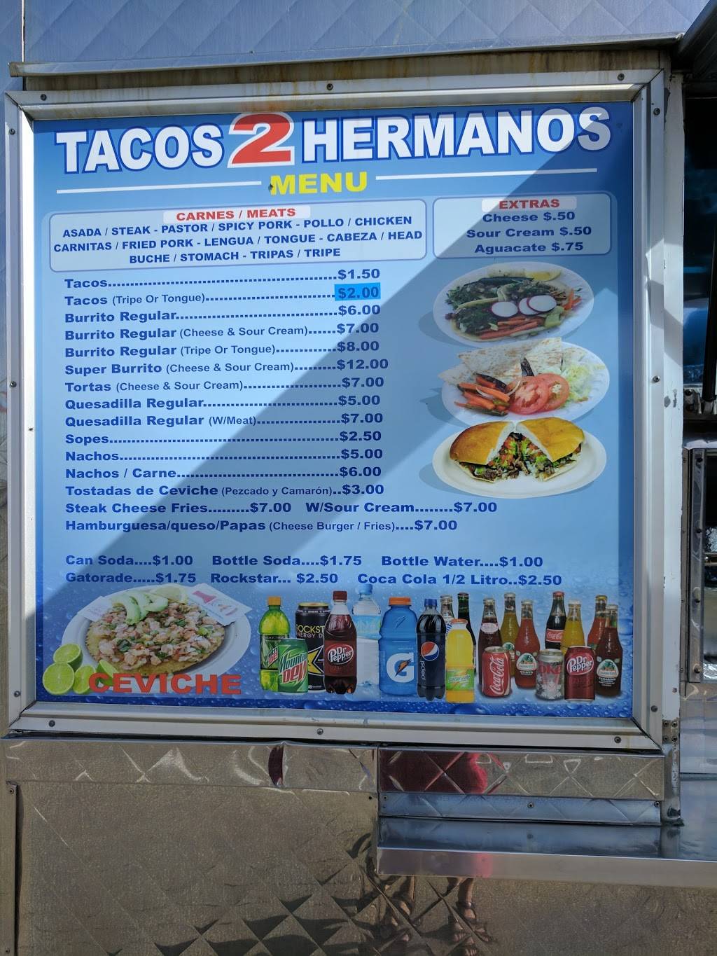 Tacos Dos Hermanos | restaurant | 700 Sereno Dr #712, Vallejo, CA 94589, USA | 7076555118 OR +1 707-655-5118