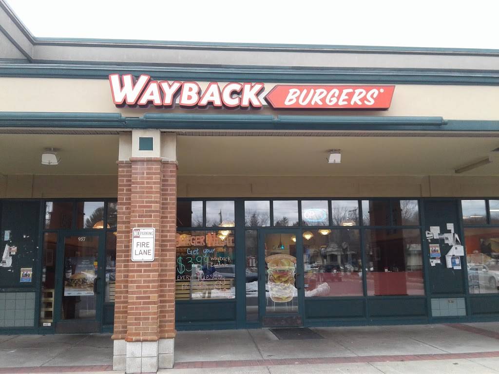 Wayback Burgers | restaurant | 957 S Main St, Cheshire, CT 06410, USA | 2034390060 OR +1 203-439-0060