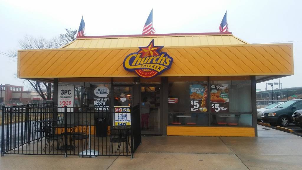 Churchs Chicken | restaurant | 350 Effingham St, Portsmouth, VA 23704, USA | 7573978852 OR +1 757-397-8852