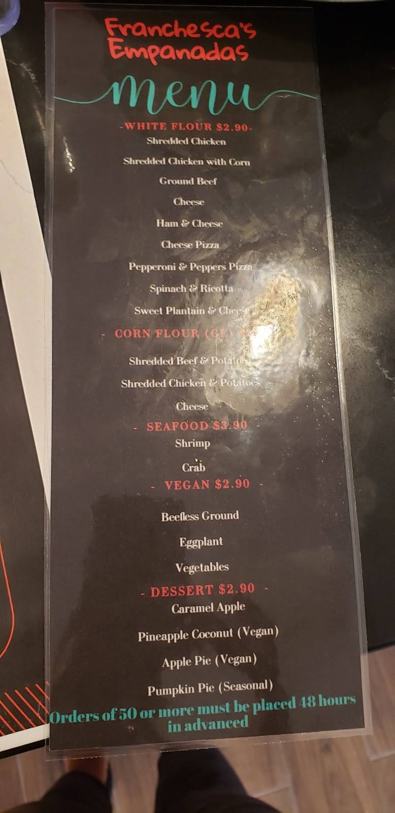 Franchescas Empanadas Cafe | restaurant | 428 S Highland Ave, Baltimore, MD 21224, USA | 6672604877 OR +1 667-260-4877