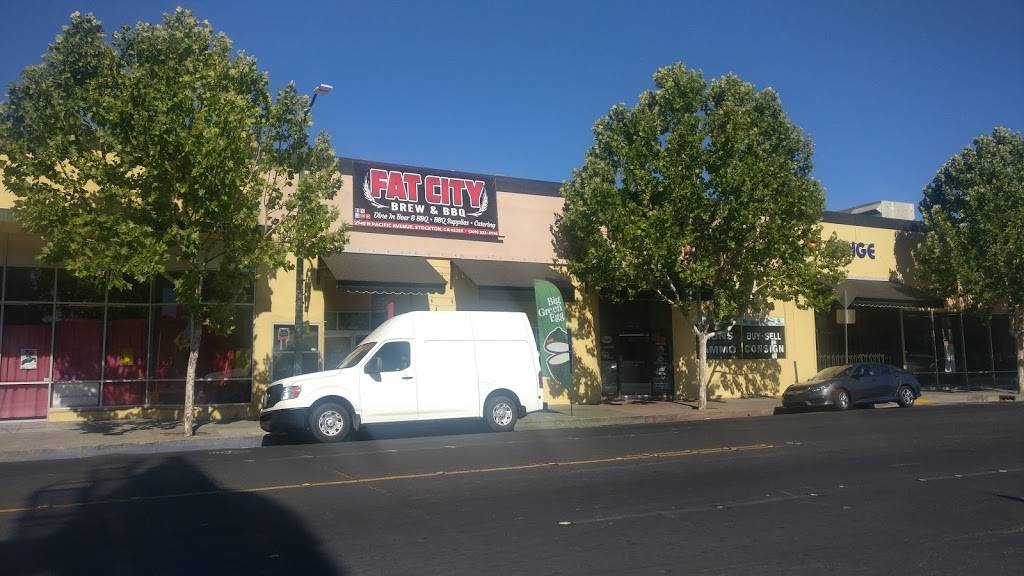 Fat City Brew & BBQ | restaurant | 1740 Pacific Ave, Stockton, CA 95204, USA | 2093234920 OR +1 209-323-4920