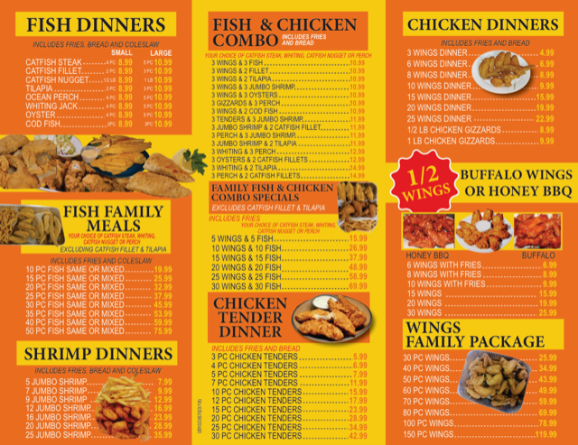 Junior Fish & Chicken | restaurant | 7301 W 10th St, Indianapolis, IN 46214, USA | 3172098986 OR +1 317-209-8986