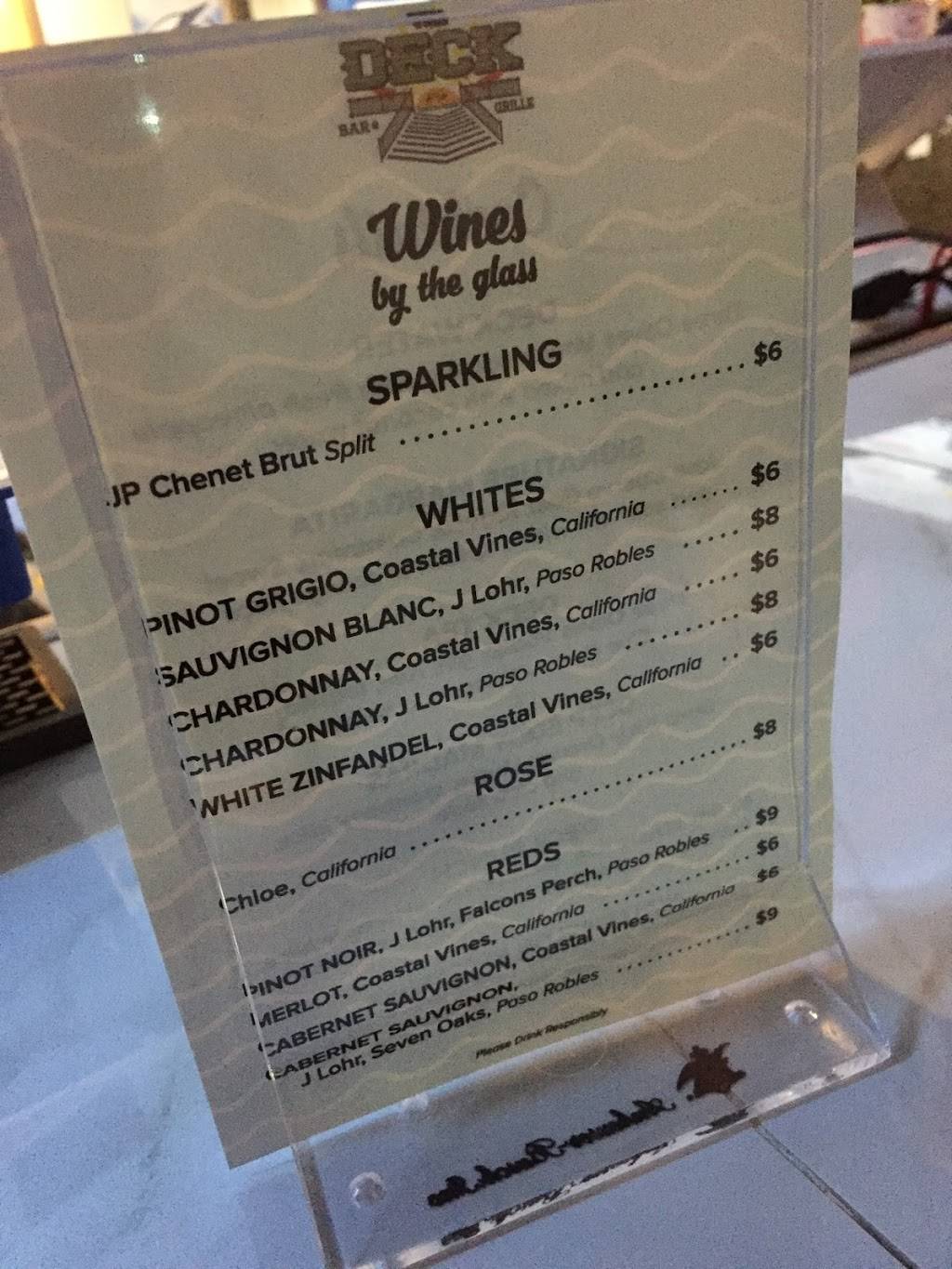 The Deck Bar & Grille | restaurant | 5901 Sun Blvd #100, St. Petersburg, FL 33715, USA | 7272899855 OR +1 727-289-9855