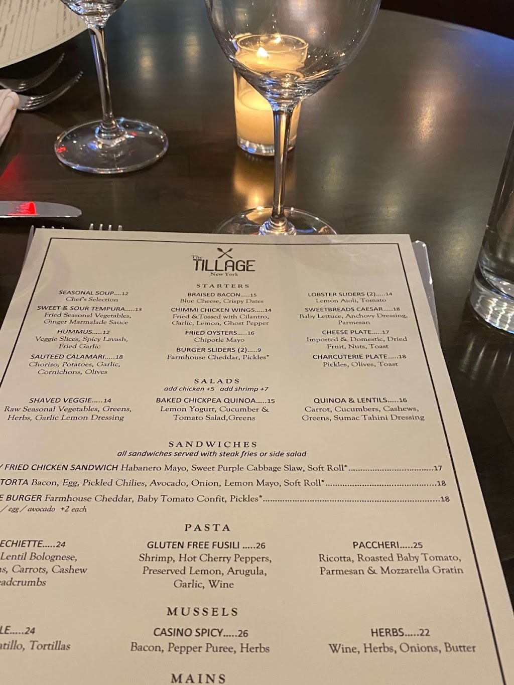 Tillage | restaurant | 251 W 30th St, New York, NY 10001, USA | 6465909888 OR +1 646-590-9888