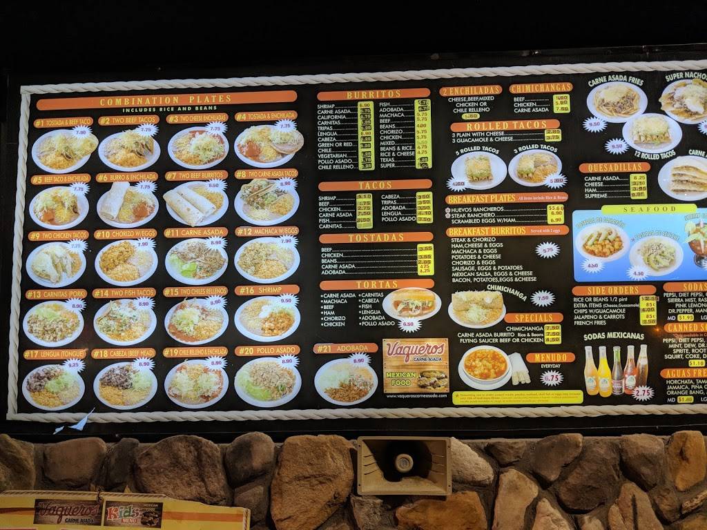 Vaqueros Carne Asada | restaurant | 3414 N 24th St, Phoenix, AZ 85026, USA | 6029552060 OR +1 602-955-2060