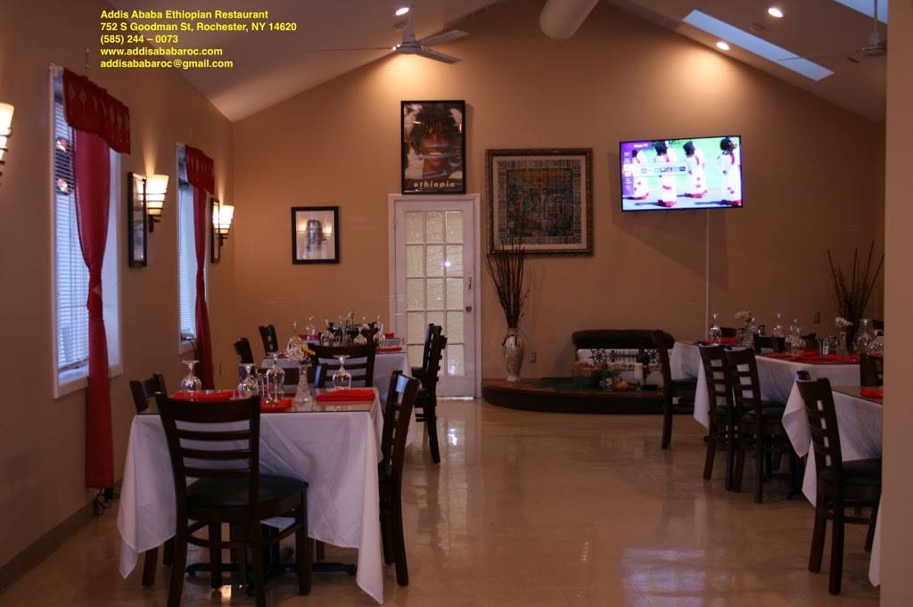 Addis Ababa Restaurant | restaurant | 752 S Goodman St, Rochester, NY 14620, USA | 5852440073 OR +1 585-244-0073