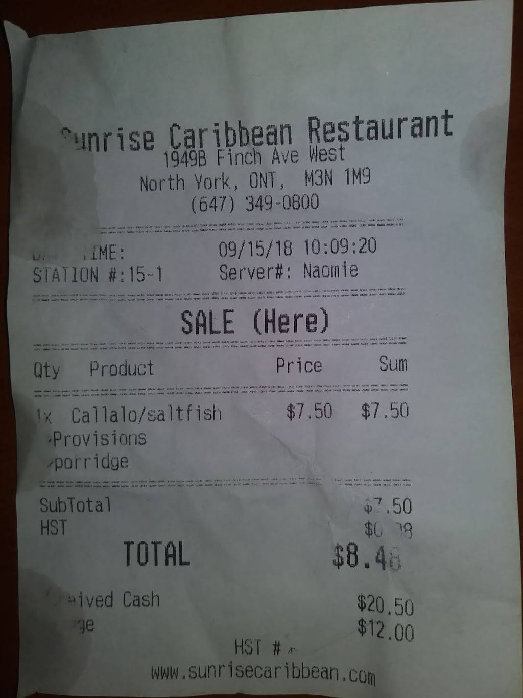 Sunrise Caribbean Restaurant | restaurant | 1949 Finch Ave W, North York, ON M3N 2V3, Canada | 6473490700 OR +1 647-349-0700