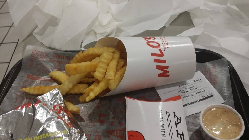 Milos Hamburgers | restaurant | 604 Fieldstown Rd, Gardendale, AL 35071, USA | 2056080050 OR +1 205-608-0050