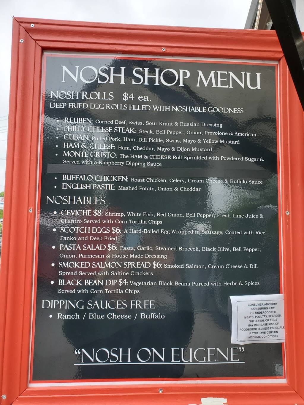 Nosh Shop | restaurant | 675 River Rd, Eugene, OR 97404, USA | 6306059058 OR +1 630-605-9058