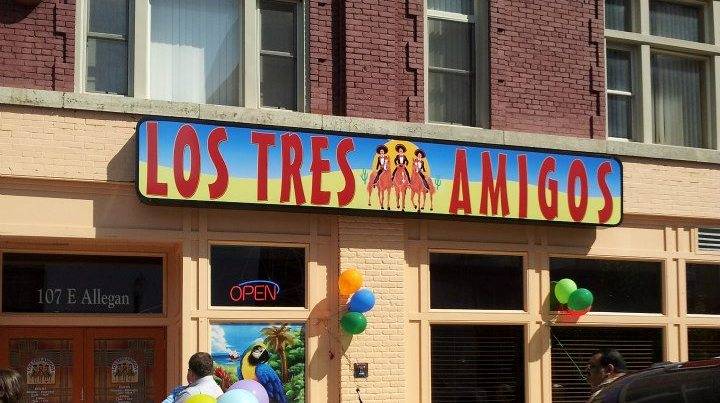 Los Tres Amigos Downtown Lansing | restaurant | 107-109 E Allegan St, Lansing, MI 48933, USA | 5173160066 OR +1 517-316-0066