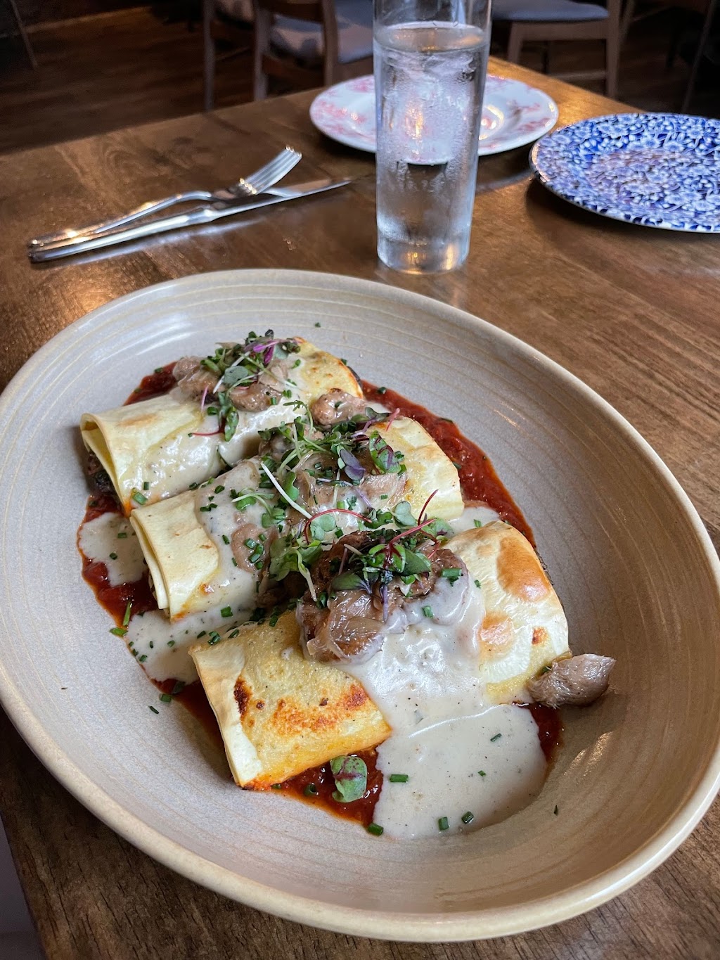 Larch Handcrafted Pasta & cocktails | restaurant | 214 8th St, Leavenworth, WA 98826, USA | 5098885252 OR +1 509-888-5252