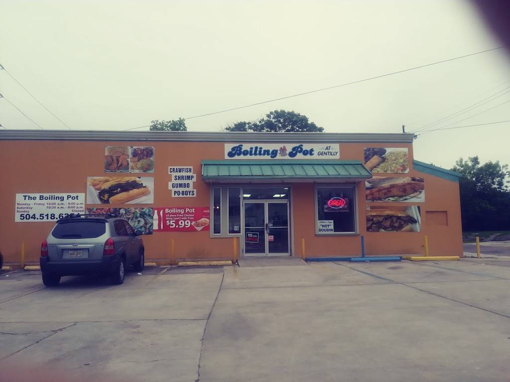 Boiling Pot At Gentilly | restaurant | 3868 Gentilly Blvd, New Orleans, LA 70122, USA | 5045186354 OR +1 504-518-6354