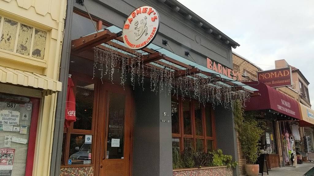 Barneys Gourmet Hamburgers | restaurant | 1591 Solano Ave, Berkeley, CA 94707, USA | 5105268185 OR +1 510-526-8185