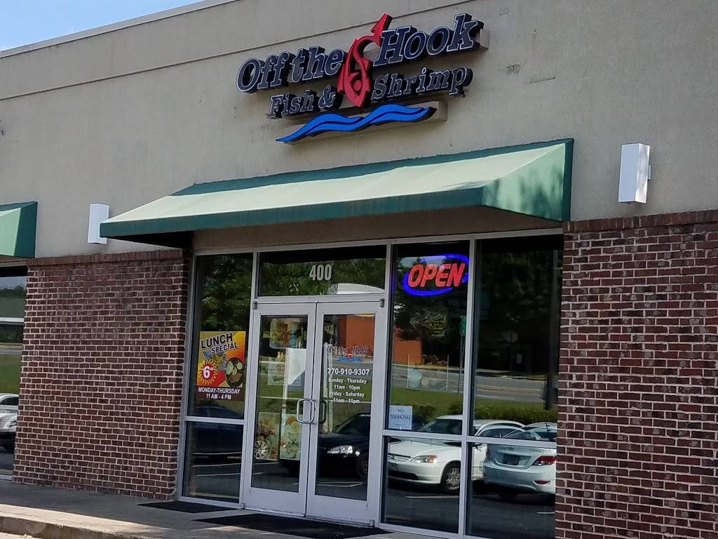 Off The Hook Fish & Shrimp | restaurant | 1002 Duluth Hwy #400, Lawrenceville, GA 30043, USA | 7709109307 OR +1 770-910-9307