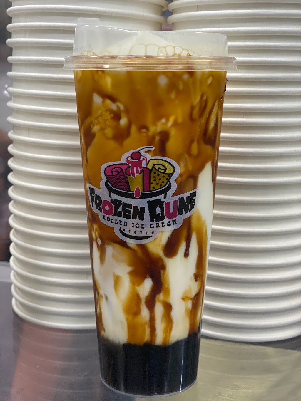 Frozen Dune Rolled Ice Cream & Coffee | cafe | 2052 Scenic Gulf Dr #103, Miramar Beach, FL 32550, USA | 8508424777 OR +1 850-842-4777