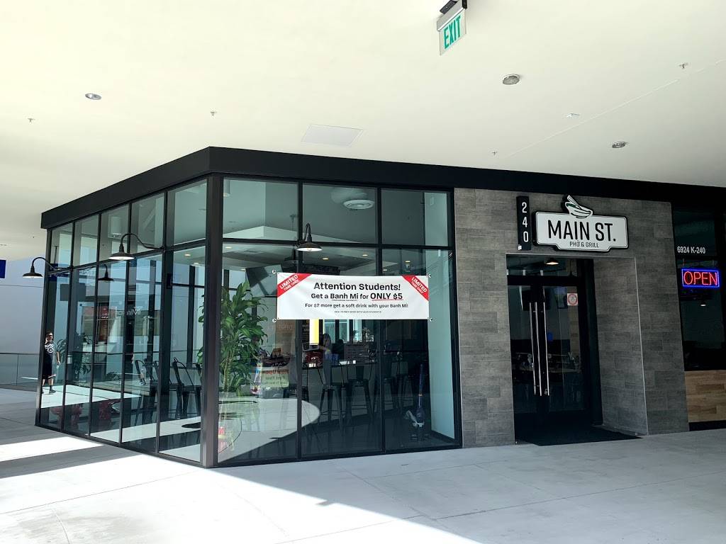 Main St. Pho & Grill | restaurant | 6924 Beach Blvd Unit K-240, Buena Park, CA 90621, USA | 7145239978 OR +1 714-523-9978