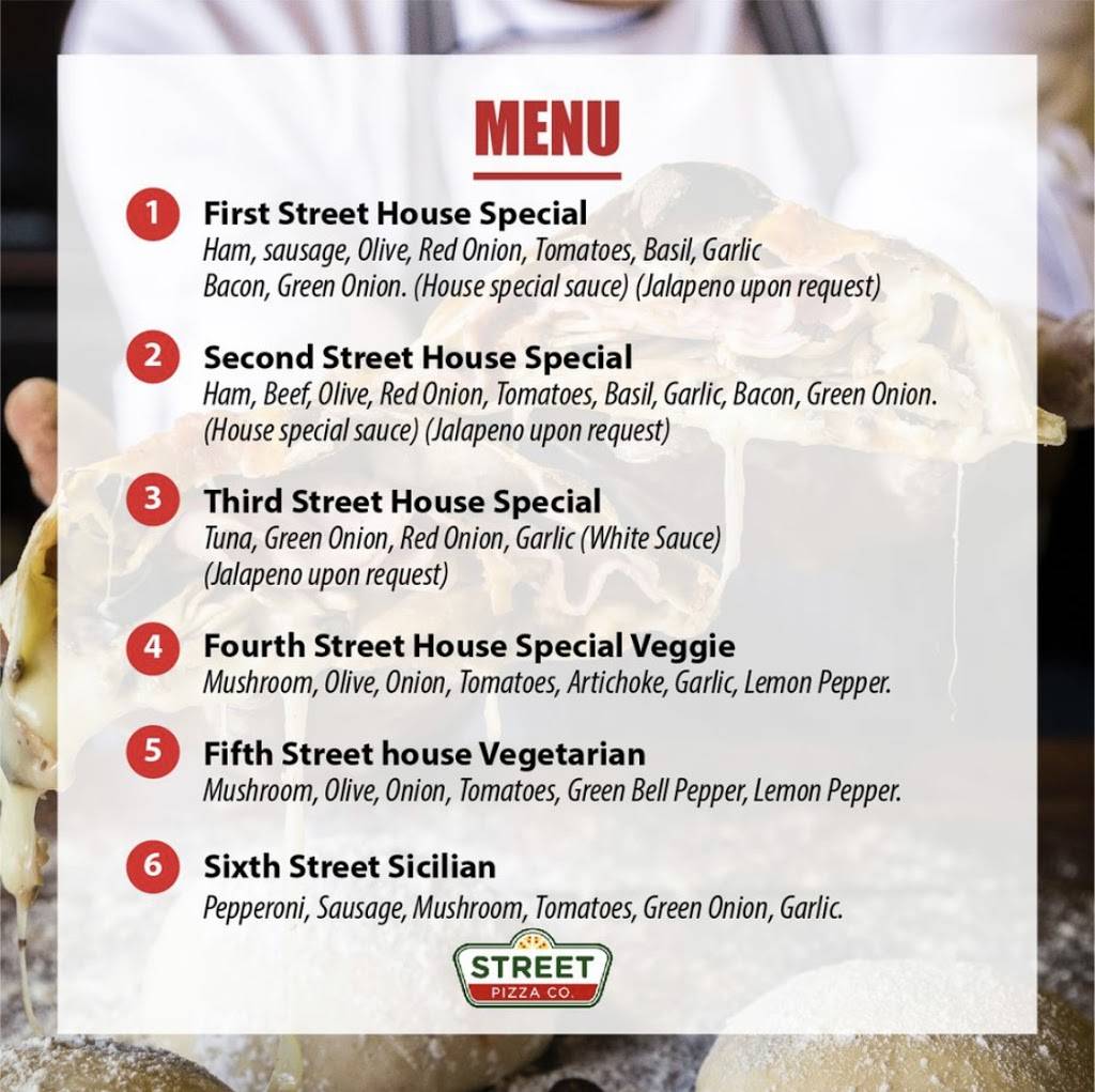 Street Pizza Co. | restaurant | 4622 Meridian Ave suite b, San Jose, CA 95124, USA | 4087247404 OR +1 408-724-7404