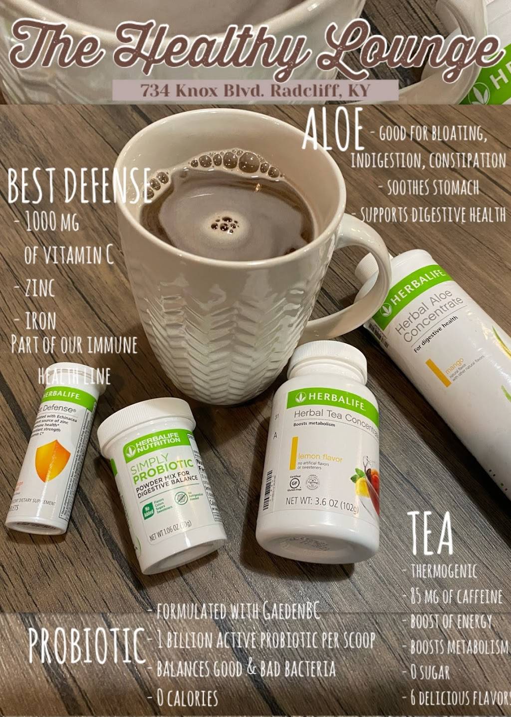 The Healthy Lounge | restaurant | 734 Knox Blvd, Radcliff, KY 40160, USA | 9154723569 OR +1 915-472-3569