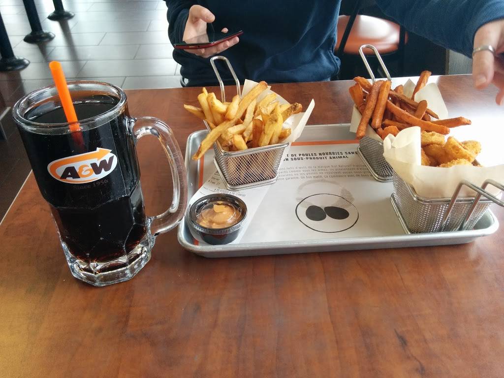 A&W Canada | restaurant | 20 Boulevard Frontenac O, Thetford Mines, QC G6G 1M7, Canada | 4187550302 OR +1 418-755-0302