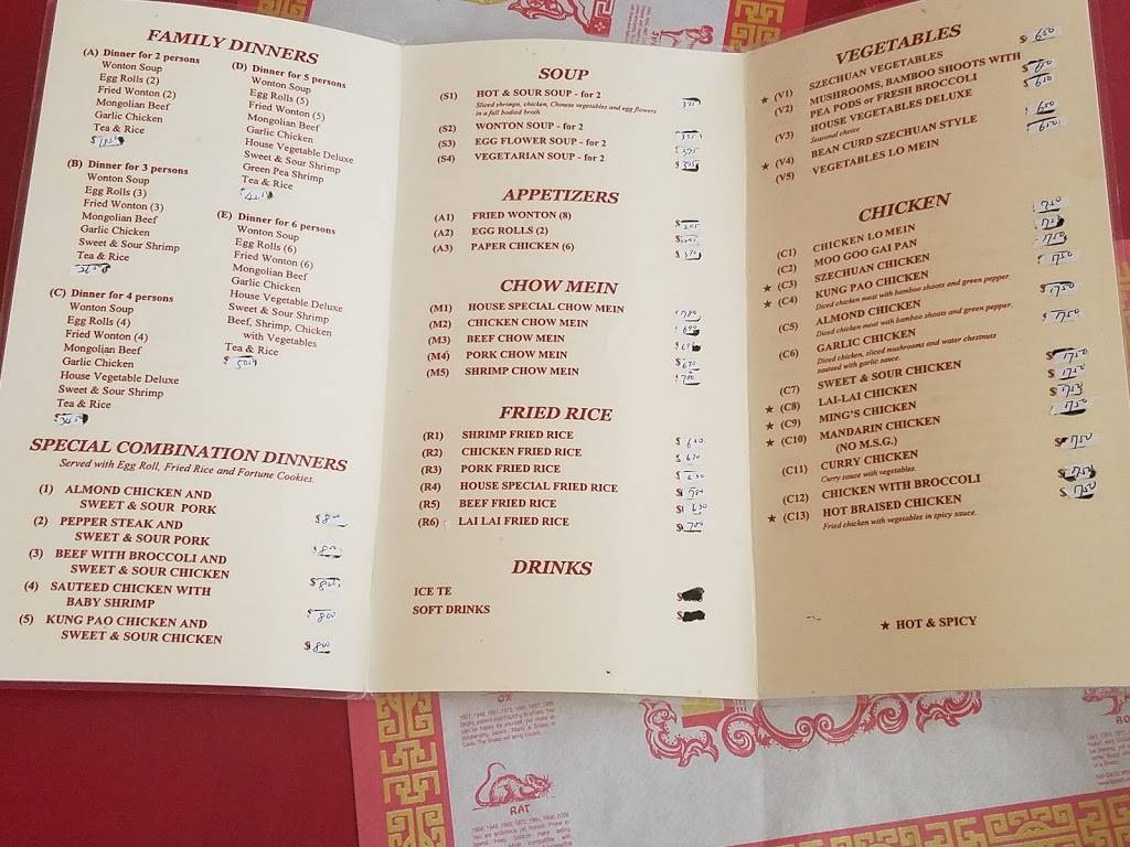 Lai Lai China Restaurant | restaurant | 8323 Lake June Rd, Dallas, TX 75217, USA | 2143984101 OR +1 214-398-4101