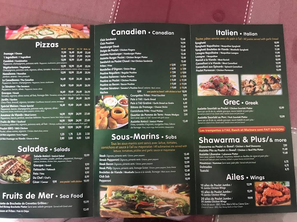 Amicci Pizza | restaurant | 2 Boulevard Louise-Campagna, Gatineau, QC J9A 2X1, Canada | 8197753355 OR +1 819-775-3355
