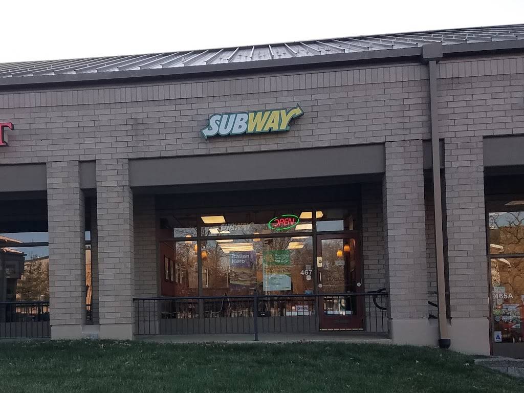Subway | restaurant | 467 S Kirkwood Rd, Kirkwood, MO 63122, USA | 3149656256 OR +1 314-965-6256
