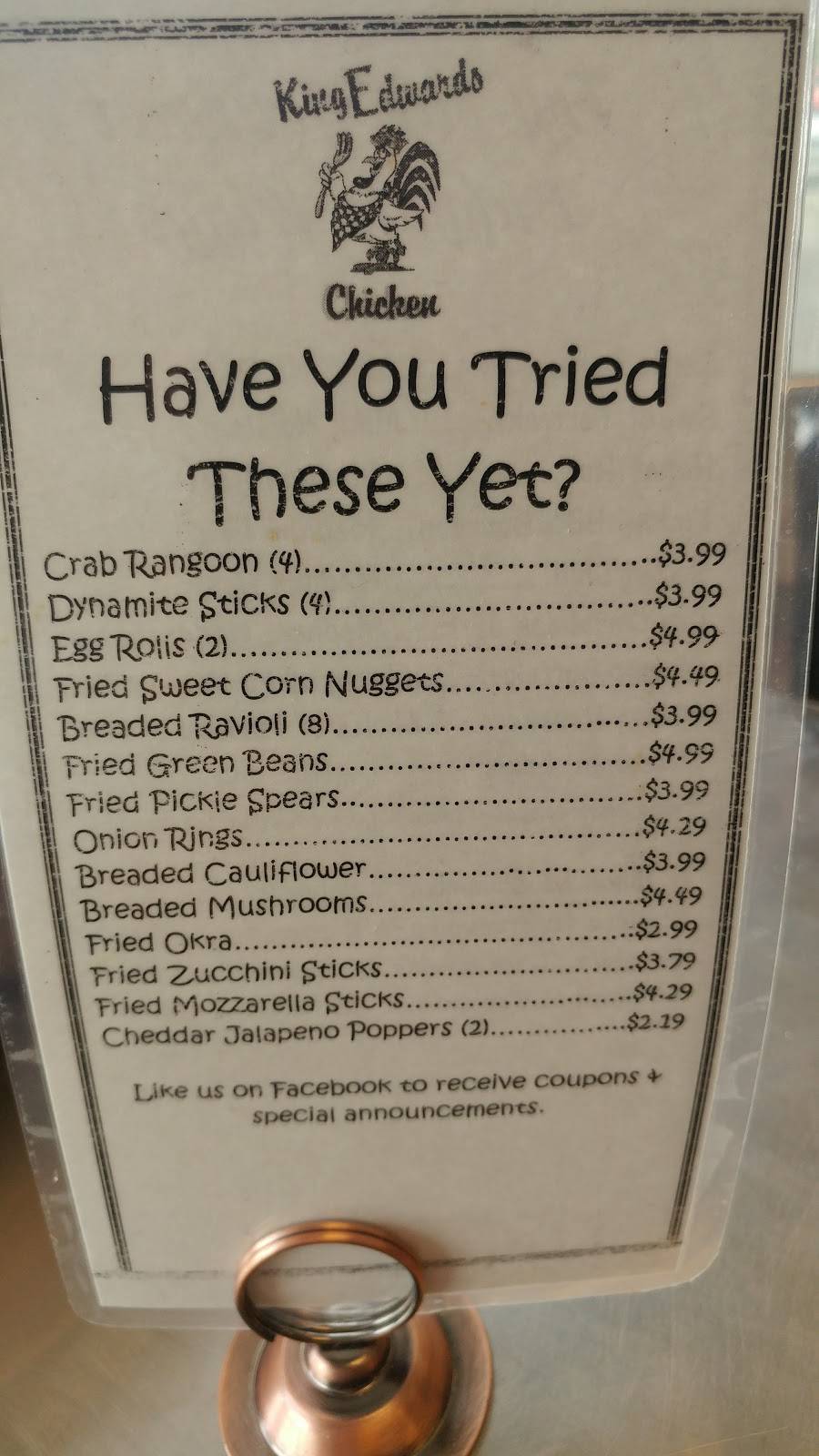 King edwards wentzville | restaurant | 1126 W Pearce Blvd Suite 116, Wentzville, MO 63385, USA | 6368561733 OR +1 636-856-1733