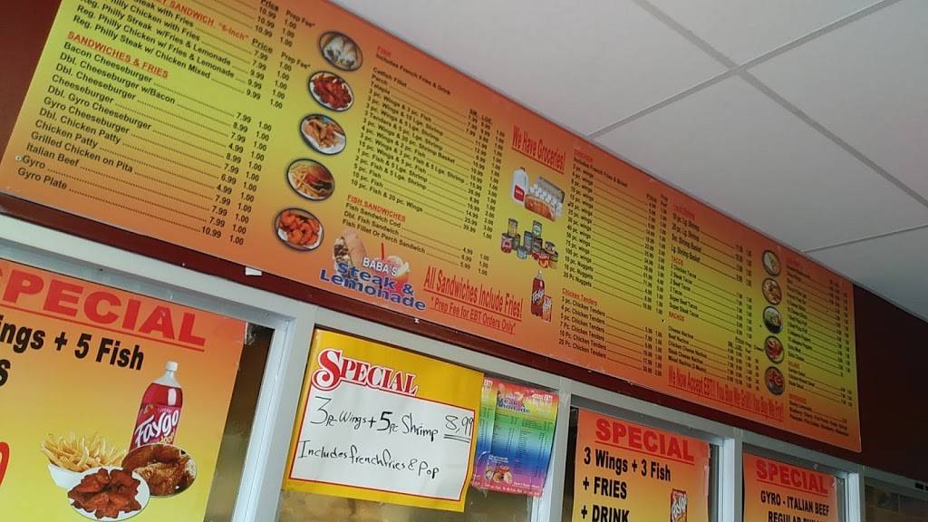 Babas Steak & Lemonade | restaurant | 2862 Doctor M.L.K. Jr St, Indianapolis, IN 46208, USA | 3179252004 OR +1 317-925-2004