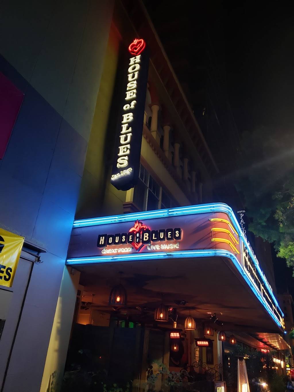 House of Blues San Diego | restaurant | 1055 Fifth Ave, San Diego, CA 92101, USA | 6192992583 OR +1 619-299-2583