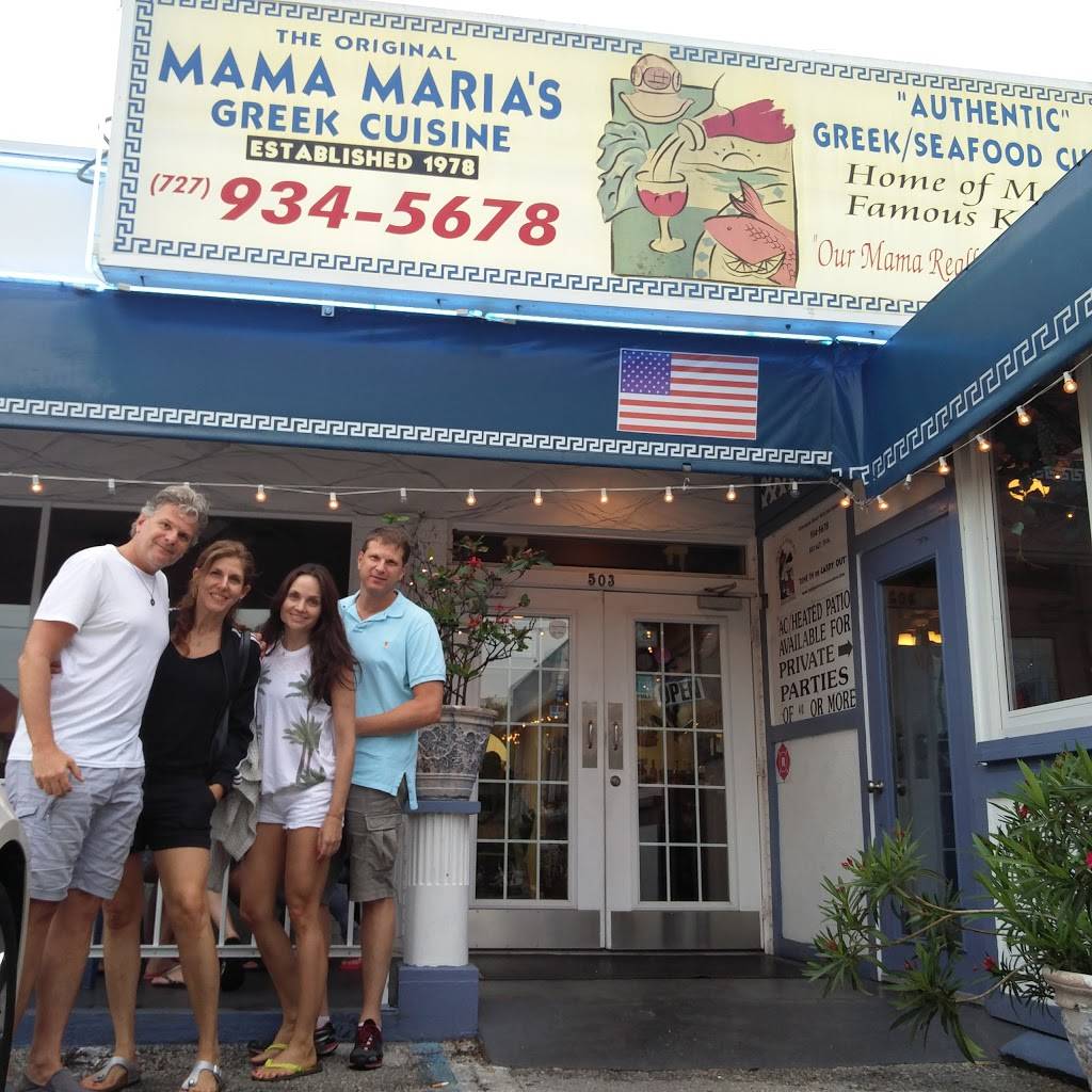 The Original Mama Marias Greek Cuisine | restaurant | 503 N Pinellas Ave, Tarpon Springs, FL 34689, USA | 7279345678 OR +1 727-934-5678