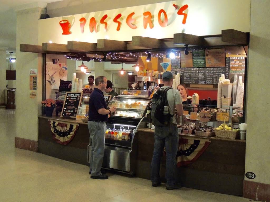 Passeros Coffee Roasters | cafe | Suburban Station Concourse, 1617 John F Kennedy Blvd #103, Philadelphia, PA 19103, USA | 2154969650 OR +1 215-496-9650