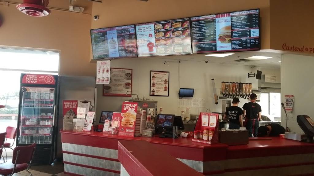 Freddys Frozen Custard and Steakburgers | restaurant | 5101 TX-121 #100, The Colony, TX 75056, USA | 9722945851 OR +1 972-294-5851