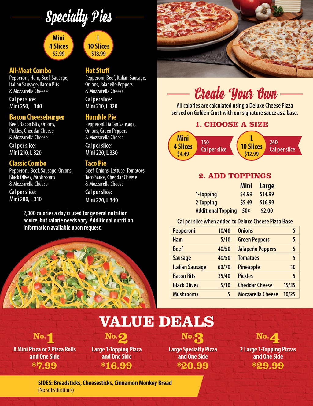 Godfathers Pizza Express | meal takeaway | 1607 2nd Ave, Greeley, CO 80631, USA | 9704544006 OR +1 970-454-4006