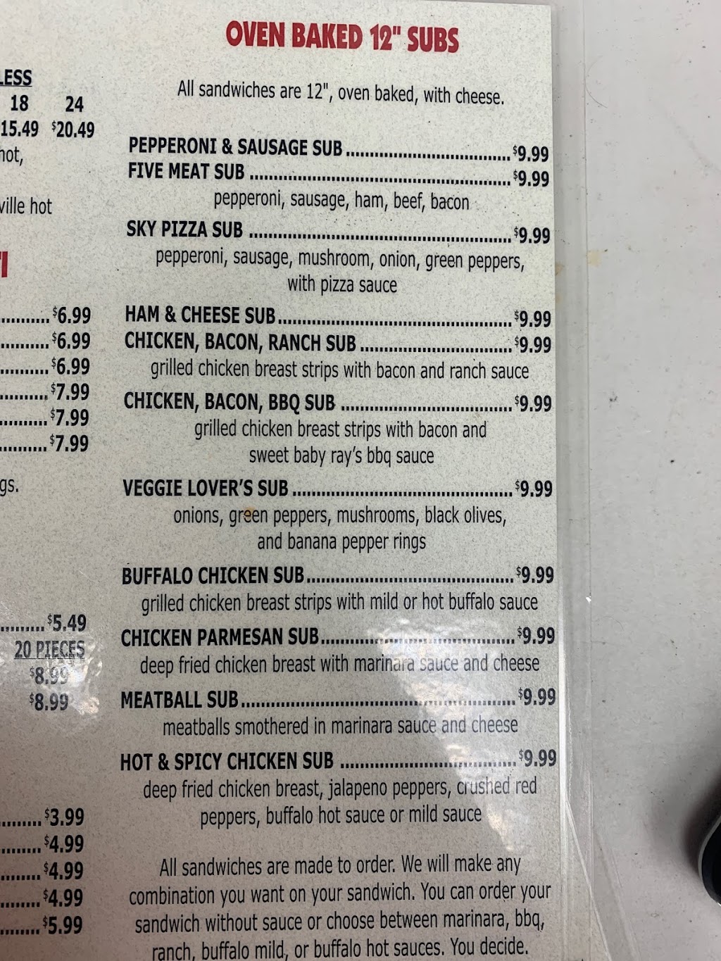 Sky Pizzeria | restaurant | 232 Vine St, Kennard, IN 47351, USA | 7657812233 OR +1 765-781-2233