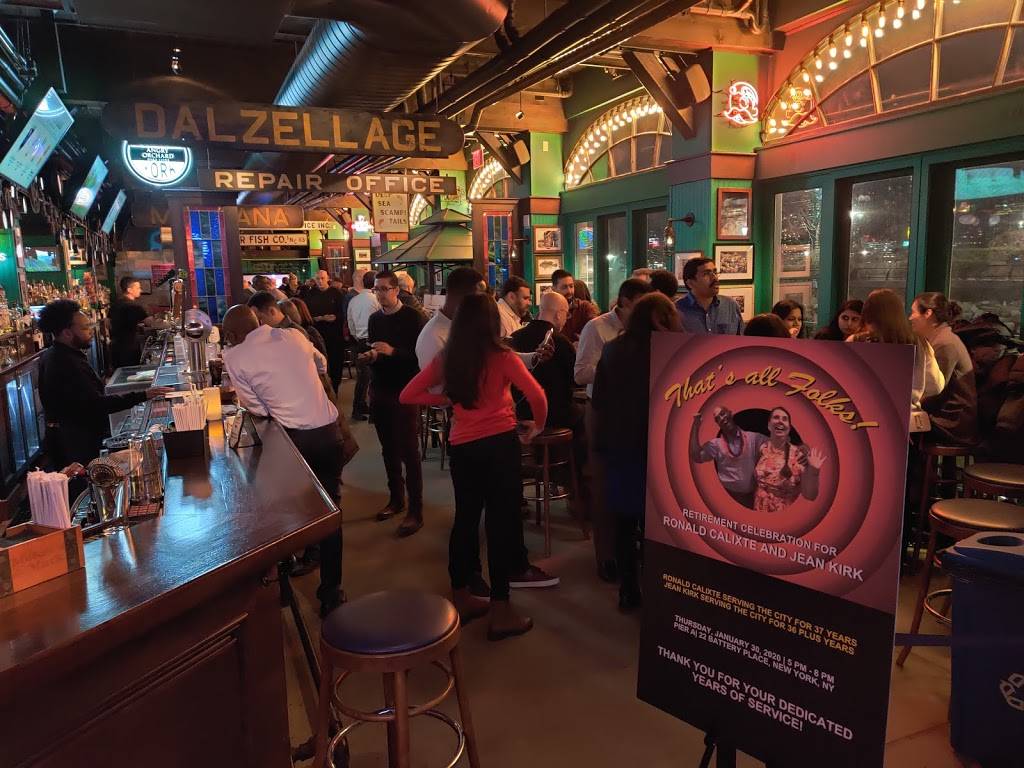 The Oyster House at Pier A | restaurant | 22 Battery Pl, New York, NY 10004, USA | 2127850153 OR +1 212-785-0153