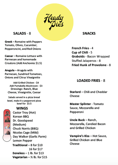 Heady Pies | restaurant | 870 North Highland Avenue Northeast, Atlanta, GA 30306, USA | 4048744445 OR +1 404-874-4445