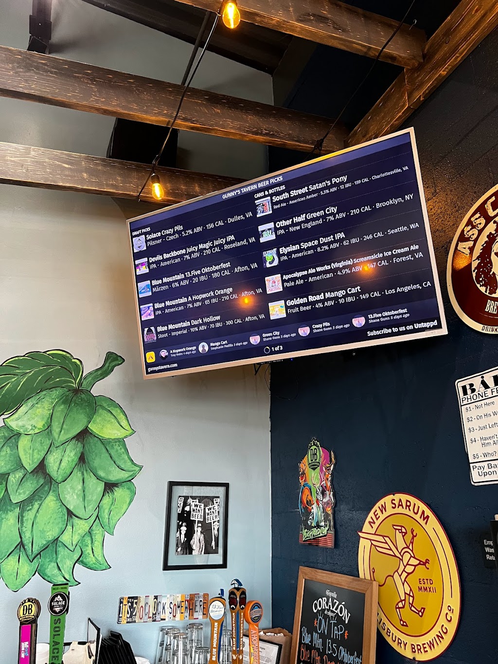 Gunnys Tavern | restaurant | 12130 E Lynchburg Salem Turnpike Ste 3, Forest, VA 24551, USA | 4346162062 OR +1 434-616-2062