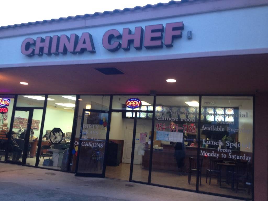 China Chef | restaurant | 1323 FL-7, North Lauderdale, FL 33068, USA | 9549717188 OR +1 954-971-7188