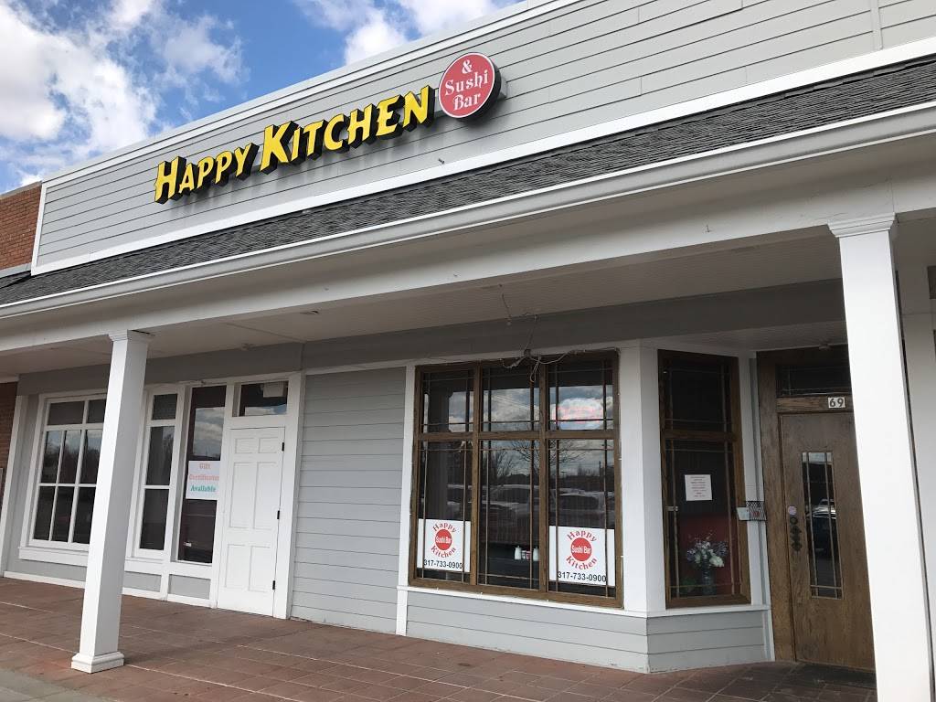 Happy Kitchen & Sushi Bar (open 7 days ） | restaurant | 69 Boone Village, Zionsville, IN 46077, USA | 3177330900 OR +1 317-733-0900