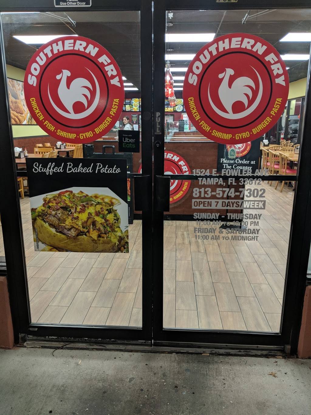 Southern Fry | restaurant | 1524 E Fowler Ave, Tampa, FL 33612, USA | 8135747302 OR +1 813-574-7302