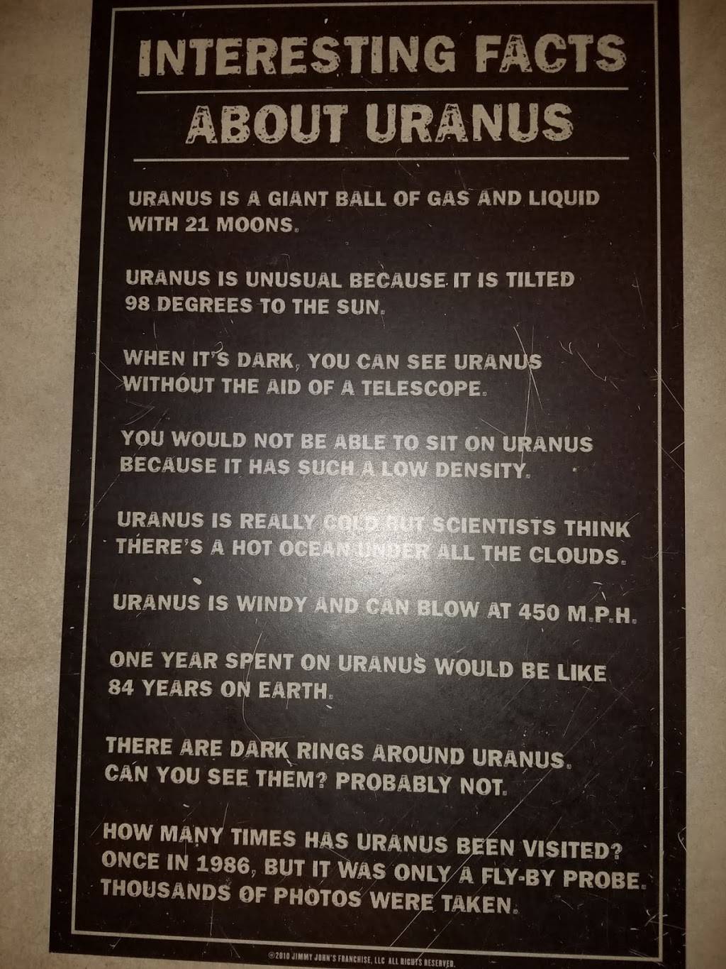 Jimmy Johns | meal delivery | 3411 Colonnade Pkwy Ste. 112, Birmingham, AL 35243, USA | 2052624788 OR +1 205-262-4788
