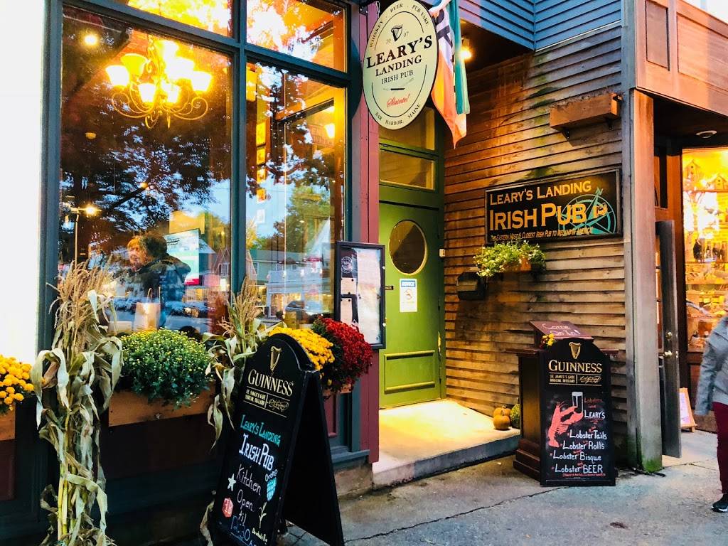 Learys Landing Irish Pub | restaurant | 156 Main St, Bar Harbor, ME 04609, USA | 2076643919 OR +1 207-664-3919