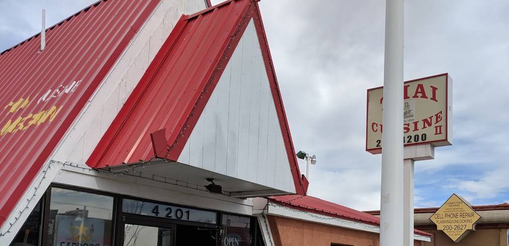 Thai Cuisine II | restaurant | 4201 Central Ave NE, Albuquerque, NM 87108, USA | 5052323200 OR +1 505-232-3200